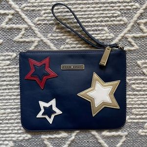Tommy Hilfiger Star Embroidered clutch